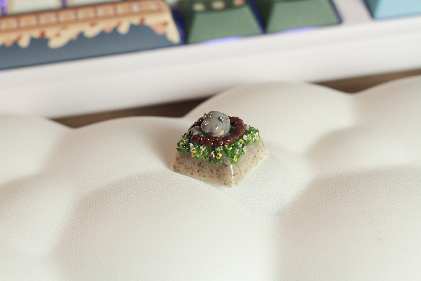 BABY MOO DENG KEYCAP
