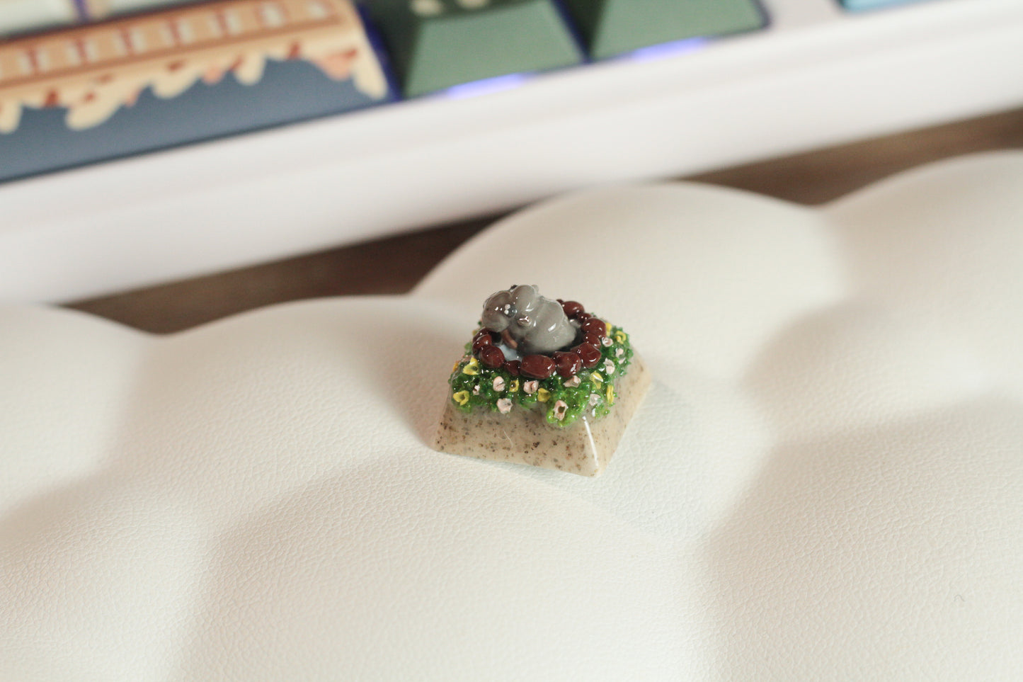 BABY MOO DENG KEYCAP