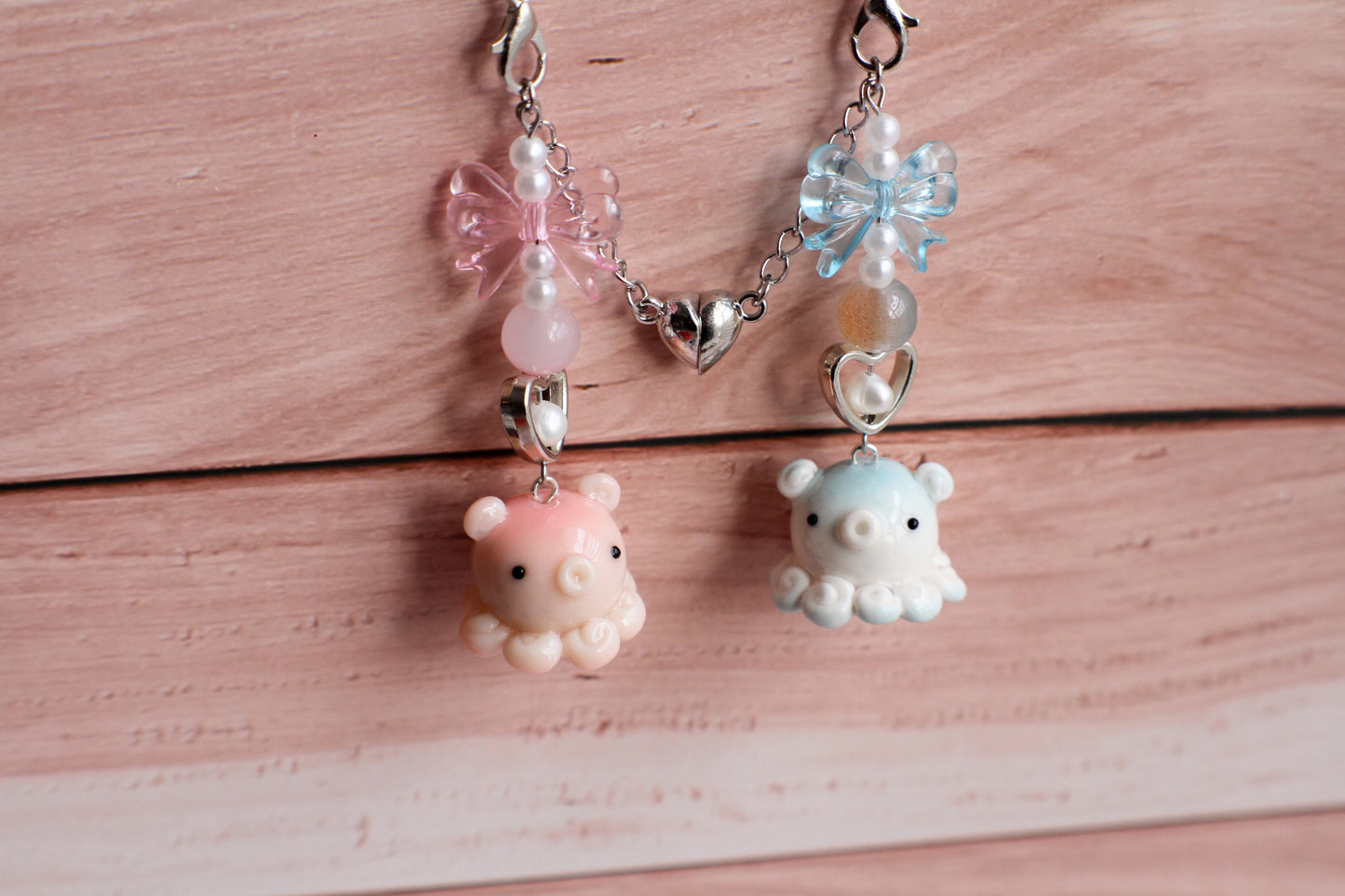 SQUISHI & SQUISHU OCTOPUS KEYCHAINS