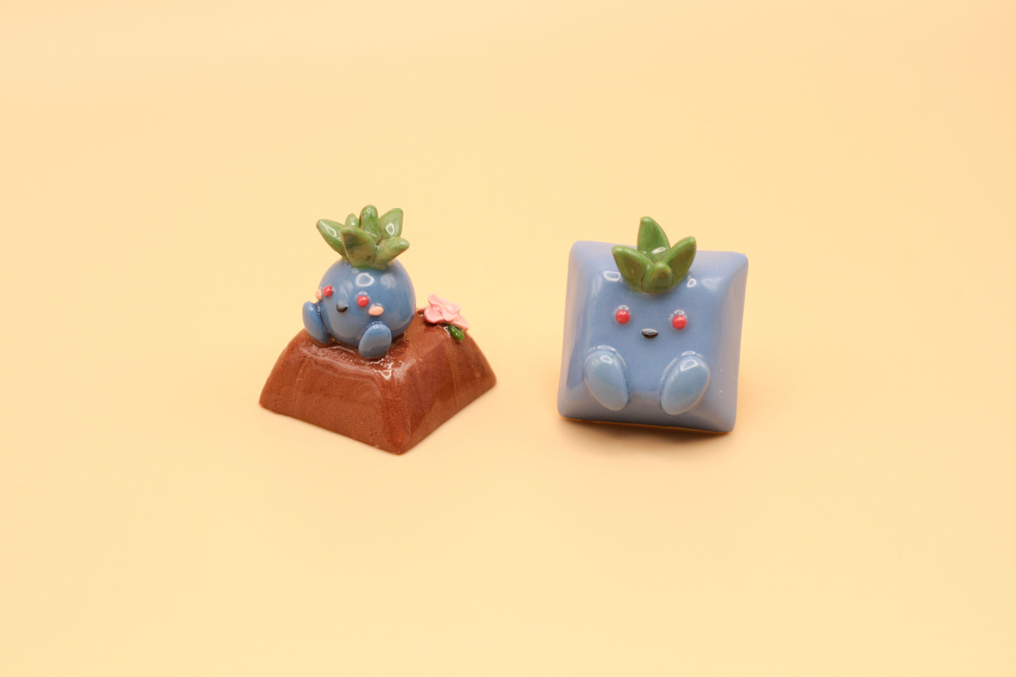 Two style of Oddish keycap