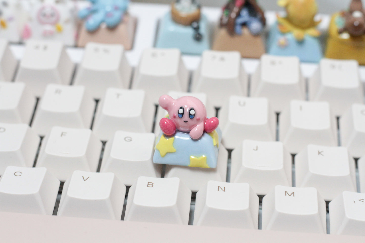 Star powered Kirby with blue base