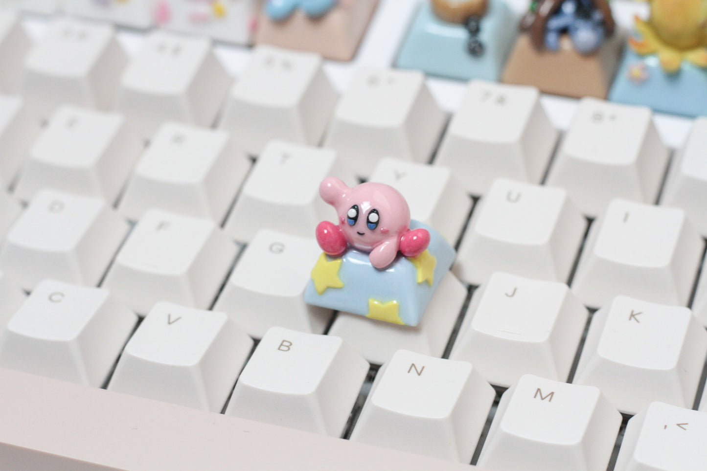 Star powered Kirby with blue base