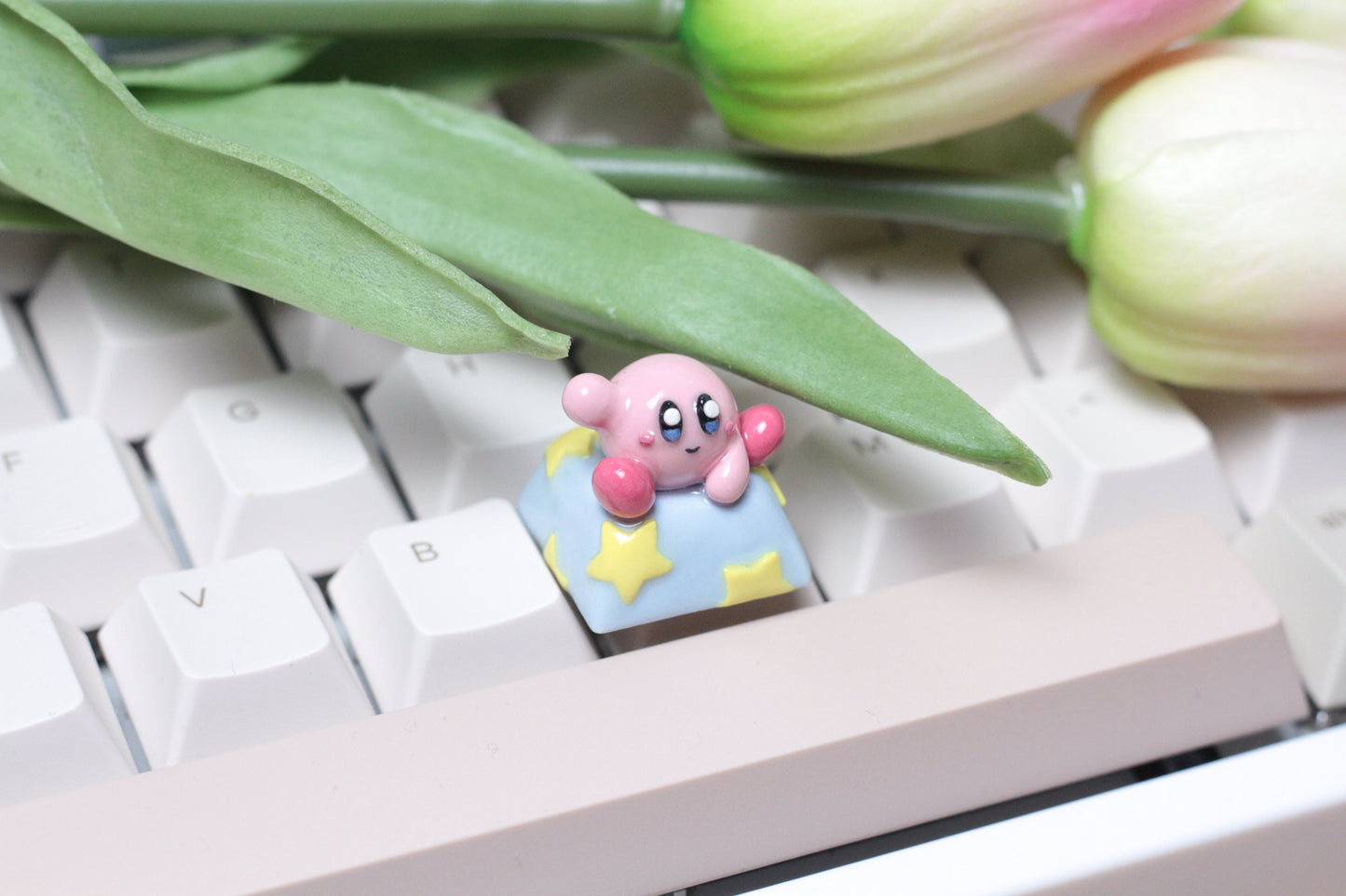 Star powered Kirby with blue base