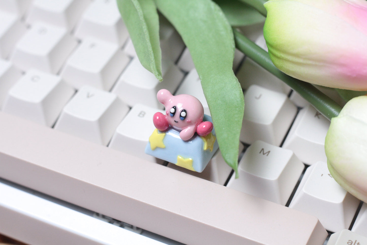 Star powered Kirby with blue base