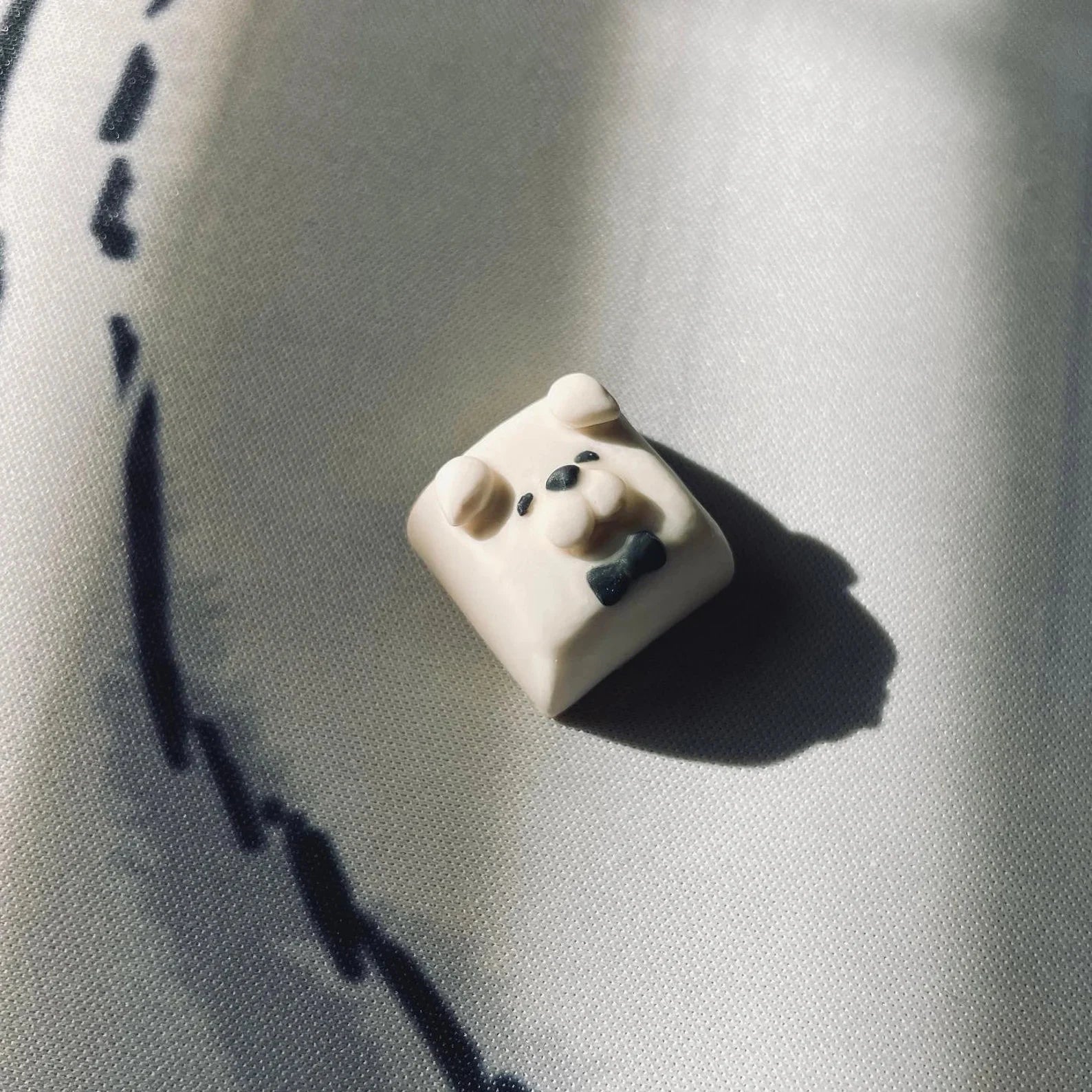 Bond Forger from Spy x Family Anime Polymer Clay Keycap, Matte & Glossy + Paws (dog)