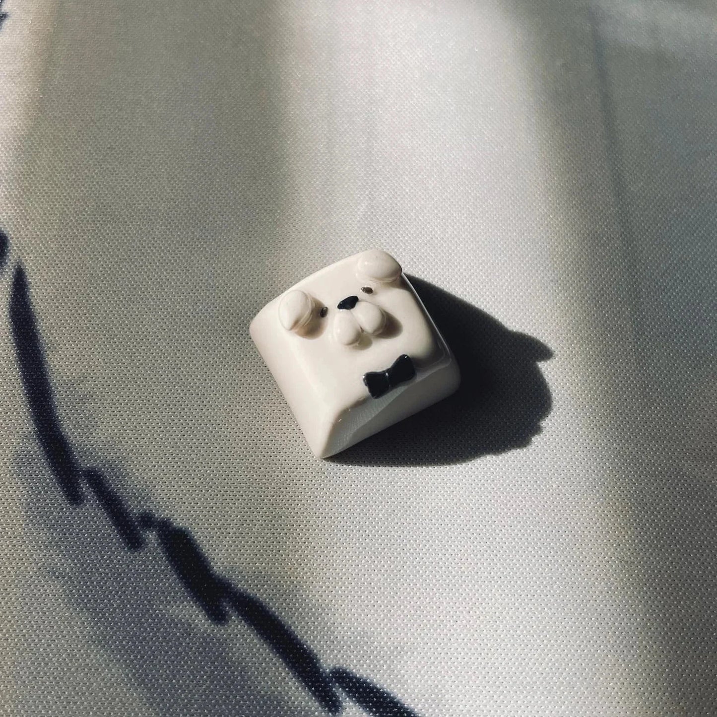 Bond Forger from Spy x Family Anime Polymer Clay Keycap, Matte & Glossy + Paws (dog)