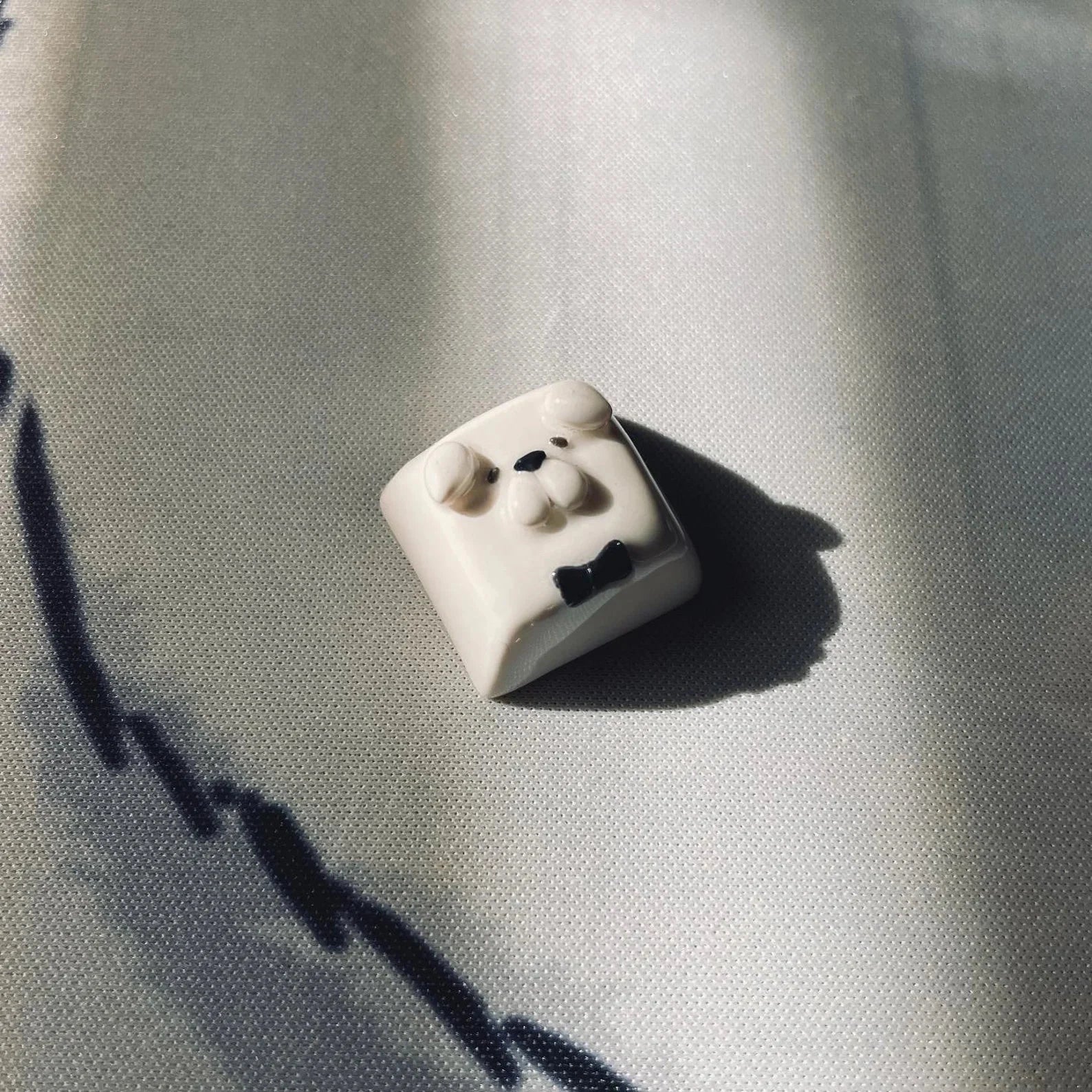 Bond Forger from Spy x Family Anime Polymer Clay Keycap, Matte & Glossy + Paws (dog)