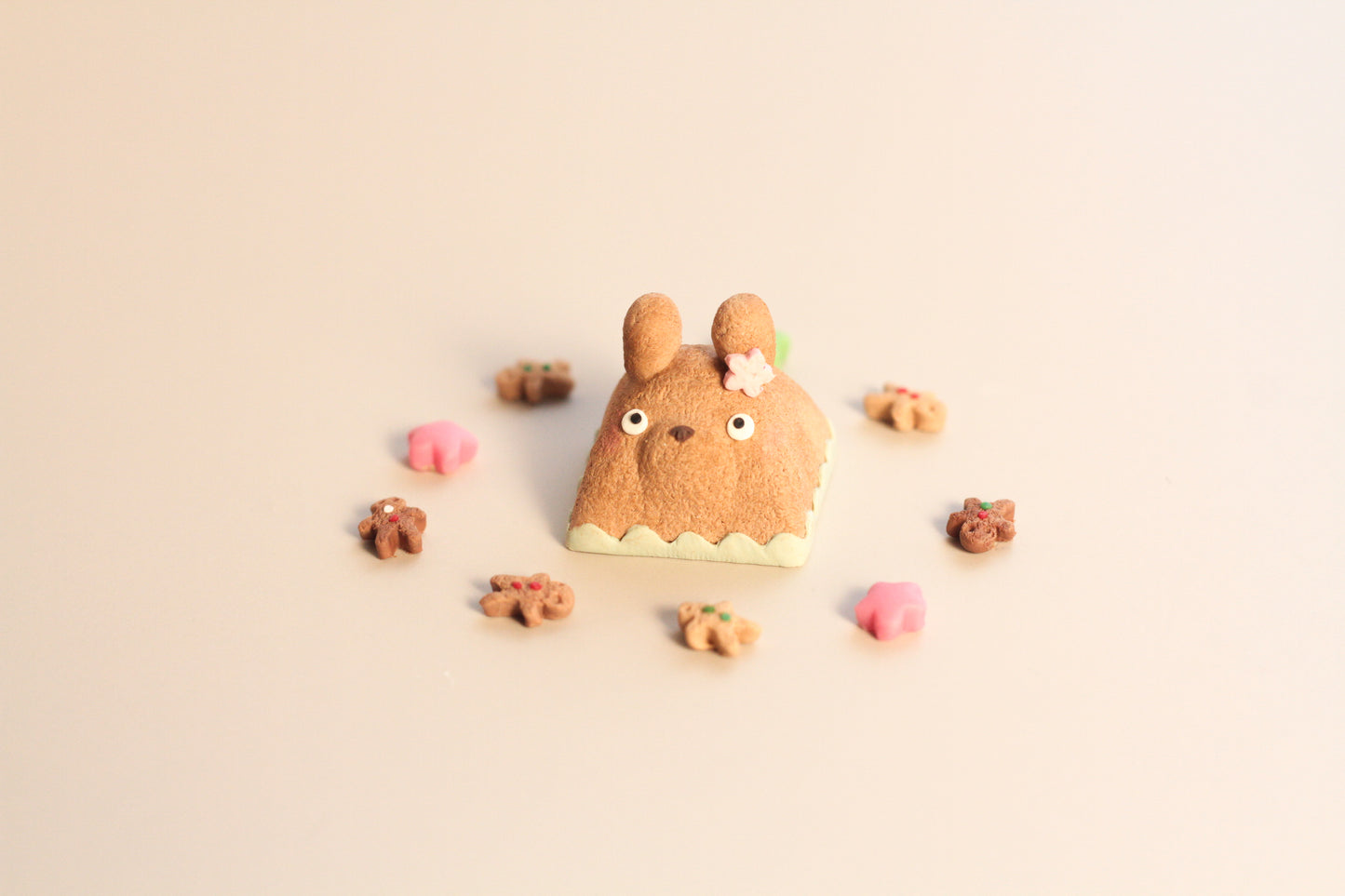 TOTORO CREAM PUFFS KEYCAP