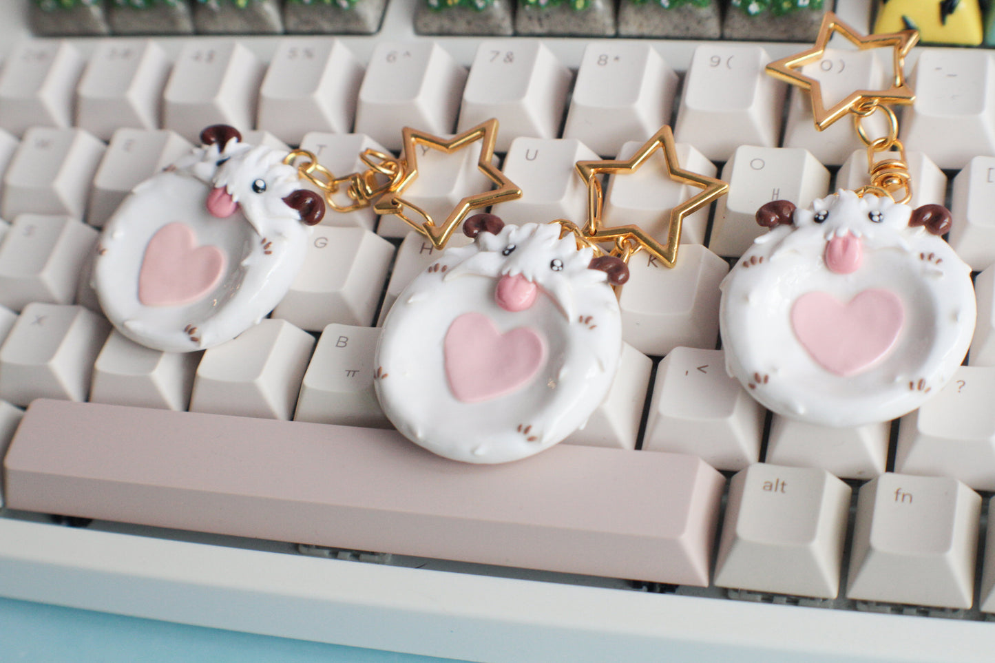 Poro-stone keychain