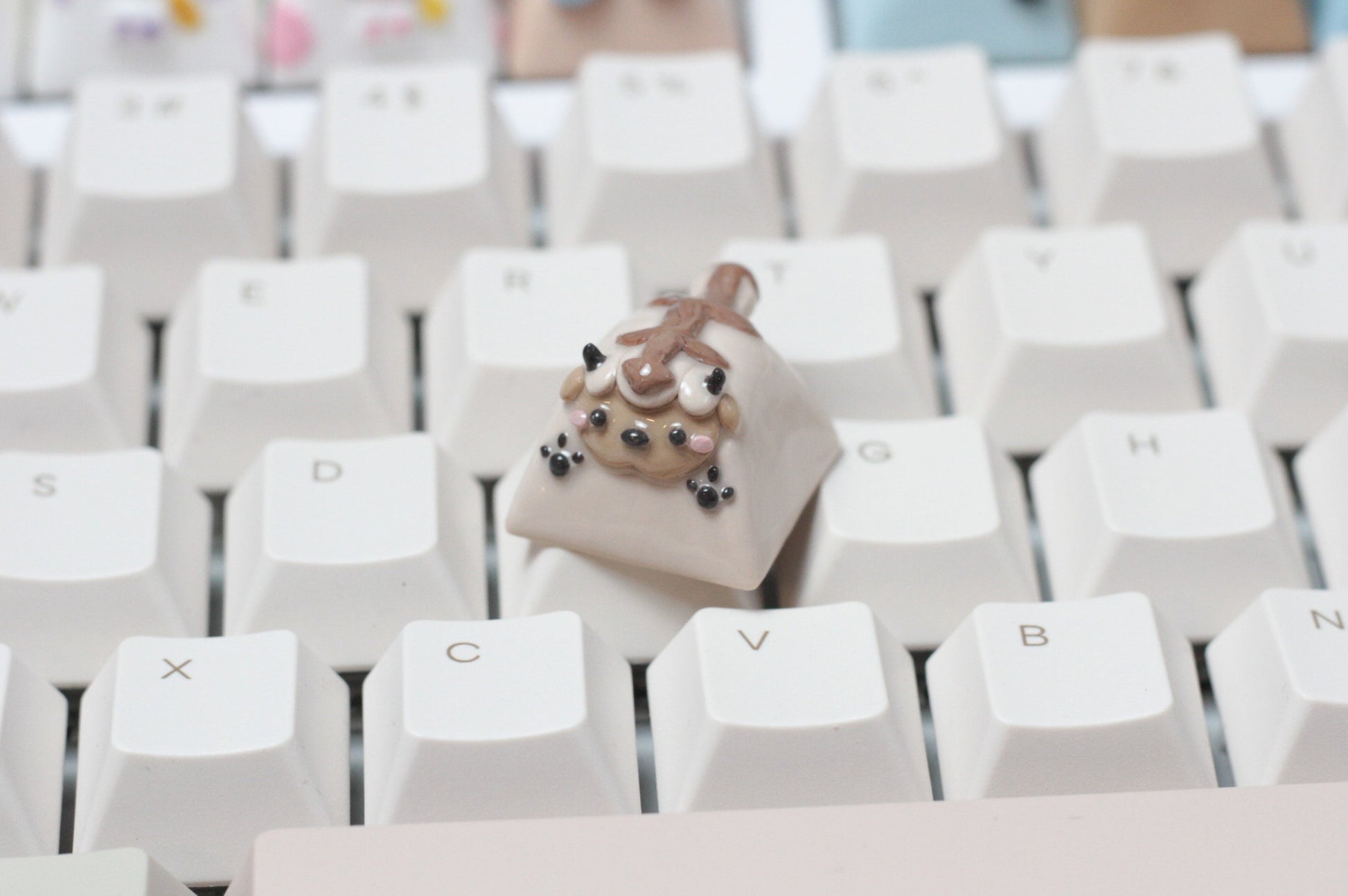 Chonky Appa Polymer Clay Keycap. Adorable lil sky bison