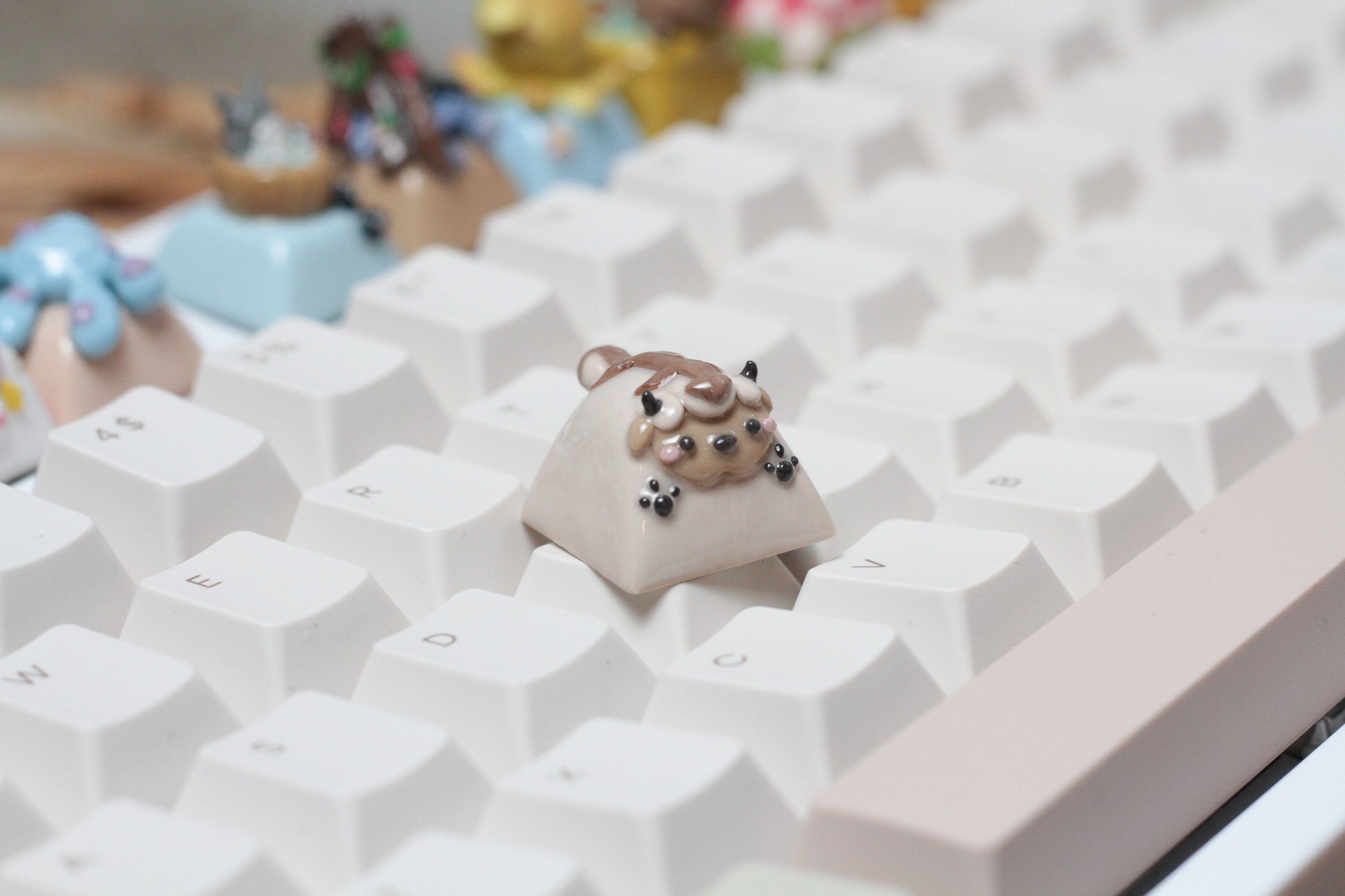 Chonky Appa Polymer Clay Keycap. Adorable lil sky bison